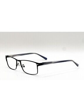 Perry Ellis Pe 347-2 Black Rectangle Authentic Eyeglass Frames 54-16